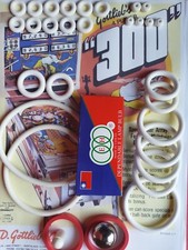FLIPPER.GOTTLIEB-" 300 " -TOP SCORE-KIT COMPLET  BILLE, AMPOULE,ELASTIQUES 