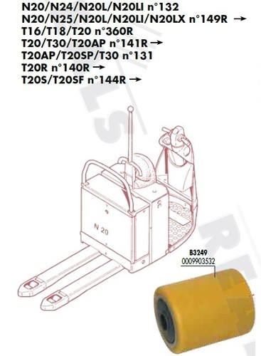 Galet 105 110 mm - galet,