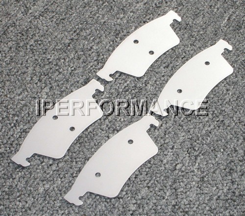 Titanium brake pad shim - shim, heat