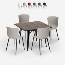 Ensemble Table Carrée 80x80cm