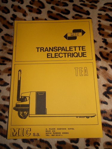 Manuel mic transpalette - mic,