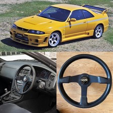 NISMO OLD LOGO 365B 400R STEERING WHEEL HORN SKYLINE GTR R33 R32 R34 S13 180SX