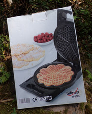 GAUFRIER ELECTRIQUE - GAUFRES EN FORME DE COEUR - NEUF & GARANTIE 3 ANS