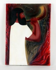 "Jerusalem" by Naim Basson, Oil on Canvas Painting, 16x12