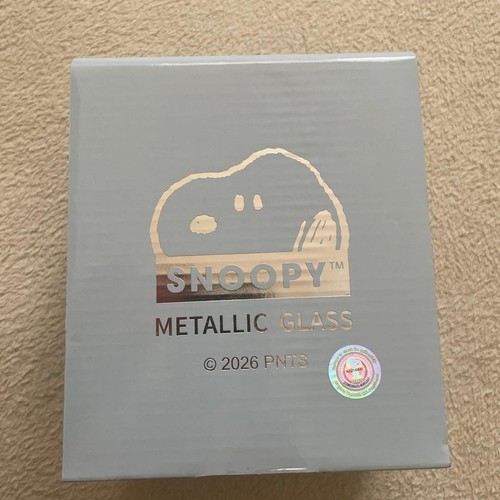 Verre métallisé snoopy - métallisé,