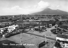 05921) POMPEII POSTCARD GENERAL VIEW ANIMATED AMPHITHEATER NECCHI NAPLES