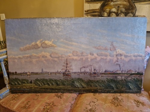 Peinture ancienne huile sur - ancienne,,