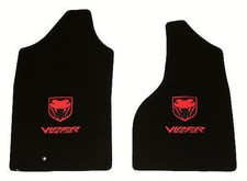 LLOYD Velourtex FLOOR MATS Red fangs/VIPER SRT10 logos 2004-2006 Ram 1500 Truck