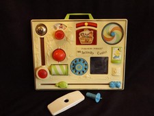 Centre d'activités Fisher Price n° 134, boîte à jouets pour bébé, vintage,...