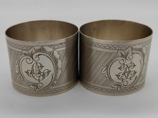 PAIRE ROND DE SERVIETTE NAPKIN