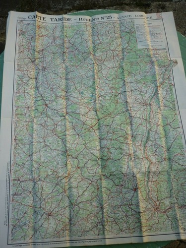 Carte routiere taride papier - taride,