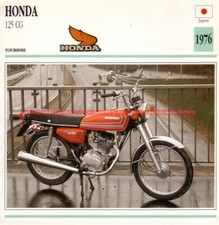 HONDA CG 125 1976 : Fiche Moto