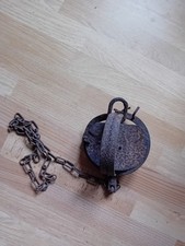 Ancien Piege En Acier A Mâchoires  Art Populaire  Déco Chasse Etc