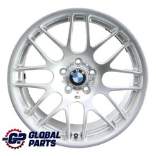BMW E46 M3 Jante Arrière Argentée Alliage 19" 9,5J ET 27 Style M 163 2282660