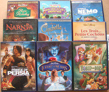 lot de 9 DVD Wall Disney