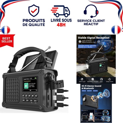 Radio manivelle dab fm - radio,