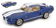KK Scale FORD MUSTANG SHELBY GT500 1967 BLUE/WHITE 1:12