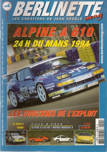 Berlinette mag alpine a610 - mag,