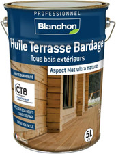Huile Terrasse Bardage - 5 Litres - Chêne Moyen
