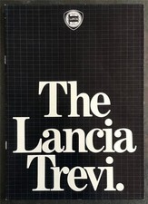 LANCIA TREVI 1600cc & 2 Litre Car Sales Brochure May 1981