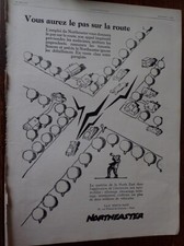 NORTHEASTER sound alarm advertising paper ILLUSTRATION 1928