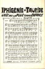 MUSIC SCORE THEMES old postcard [DTZ-14545]