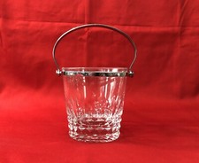 crystal ice bucket / ice cubes signed BACCARAT model PICCADILLY table service