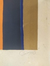 Georges Csato Signed and Numbered Pencil Abstract Lithograph
