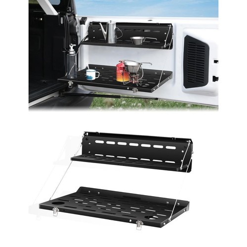 Tier foldable tailgate table - tailgate,