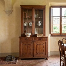 Buffet Ancien Plaqué en Noyer