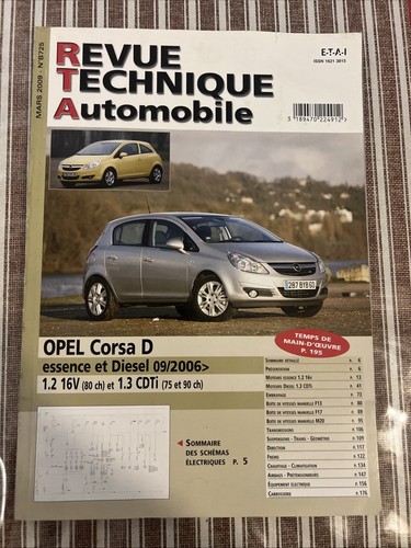 Revue technique opel corsa - revue,