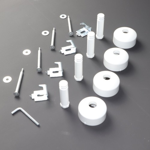Kit support mural long blanc