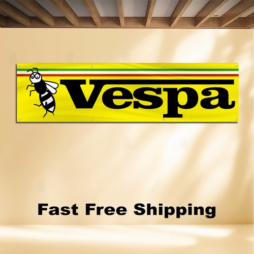 Vespa banner flag - 2'x8',