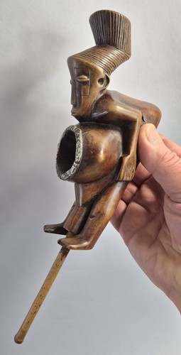Pipe mangbetu congo art - mangbetu,