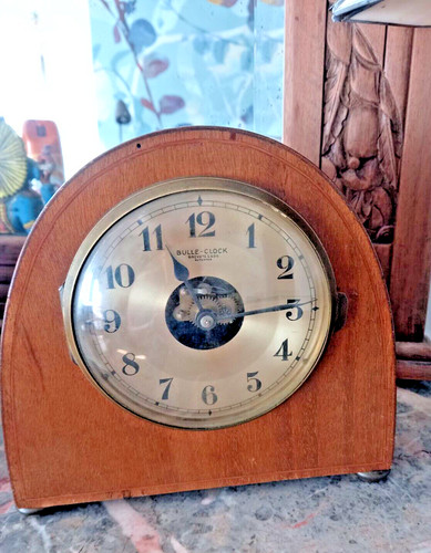 Ancienne pendule horloge - , bulle