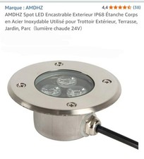 6 Spots LED AMDHZ encastrable