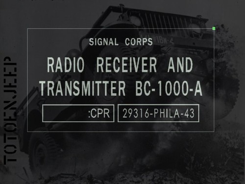 Plate plaque radio ww2 - plate,