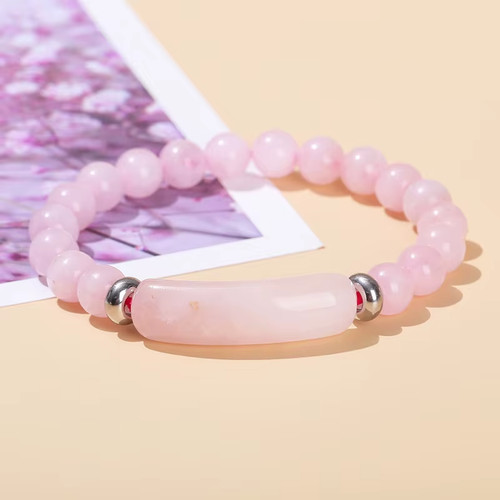 Bracelet perles quartz - de,