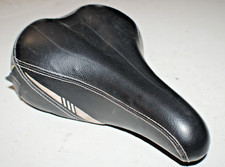 Velo Cruiser Bike Saddle 270/175mm Black Comfort Hybrid Bicycle Fast USA Ship
