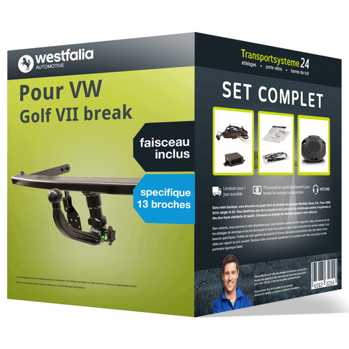 Attelage pour golf vii - pour, vw