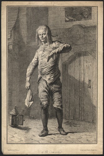 1790 rare gravure eau - 1790,