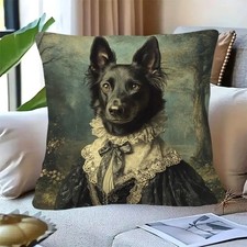 Housse de coussin Chien berger