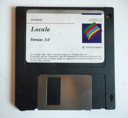 Disquette amiga locale - disquette, version