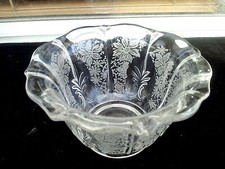 Crystal Fostoria Italian Lace