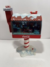 Coca-Cola Buzon DeLos Deseos christmas mail box Polar Bear Santa No Power Cord