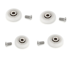 4 X Roulettes De Porte De Douche L048/Roues 23Mm, 25Mm Ou 28Mm De Diamètre