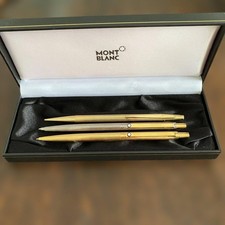 Montblanc Set Of 2 Ballpoint Pens And 1 Mechanical Pencil