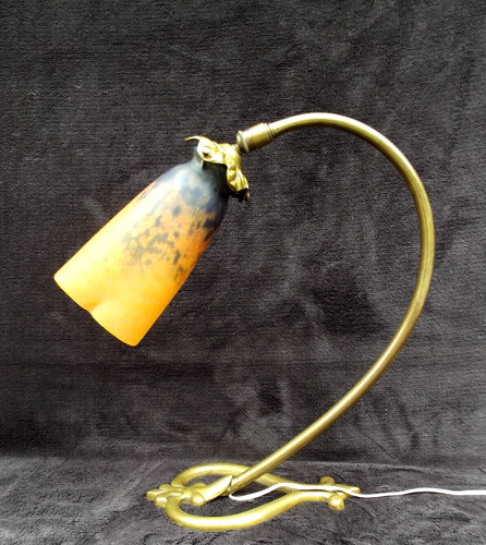 Lampe tulipe pâte verre - pâte, de