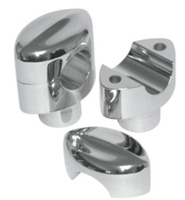 LA Choppers - LA-7404-01 - Hefty Mohawk Riser for 1-1/4in. Handlebar,...