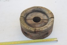 no 2 ancienne roue bois poulie